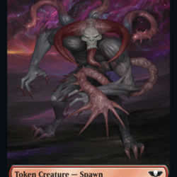 Spawn // Plaguebearer of Nurgle Double-Sided Token [Warhammer 40,000 Tokens]