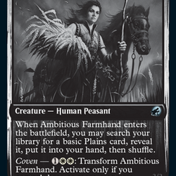 Ambitious Farmhand // Seasoned Cathar [Innistrad: Double Feature]