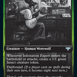 Infestation Expert // Infested Werewolf [Innistrad: Double Feature]
