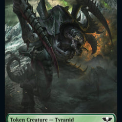 Tyranid (017) // Tyranid (018) Double-Sided Token (Surge Foil) [Warhammer 40,000 Tokens]