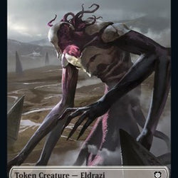 Servo // Eldrazi Double-Sided Token [The Brothers' War Commander Tokens]