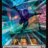 Treasure // Ninja Double-Sided Token [Teenage Mutant Ninja Turtles Commander Tokens]