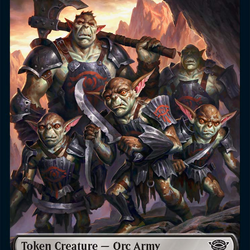 Food (09) // Orc Army (05) Double-Sided Token [The Lord of the Rings: Tales of Middle-Earth Tokens]