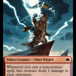 Food // Coruscation Mage Double-Sided Token [Bloomburrow Tokens]