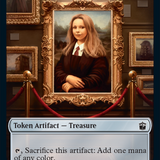Human (0005) // Treasure (0028) Double-Sided Token [Doctor Who Tokens]