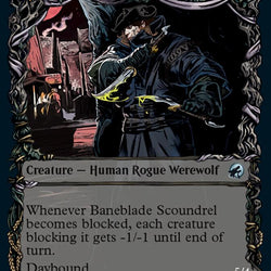 Baneblade Scoundrel // Baneclaw Marauder (Showcase Equinox) [Innistrad: Midnight Hunt]