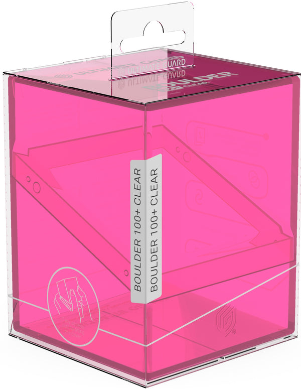 UG DECK CASE BOULDER 100+ CLEAR RHODONITE