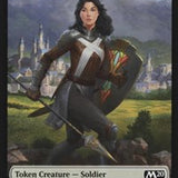 Soldier // Zombie Double-Sided Token [Game Night 2019 Tokens]