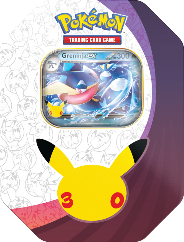 POKEMON 30TH CELEBRATION TIN GRENINJA EX [2026-12-04]