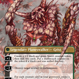Grist, Voracious Larva // Grist, the Plague Swarm (Borderless) (Textured Foil) [Modern Horizons 3]