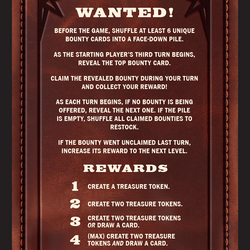 Bounty: Rissa "Blades" Lee // Bounty Rules Double-Sided Token [Outlaws of Thunder Junction Commander Tokens]