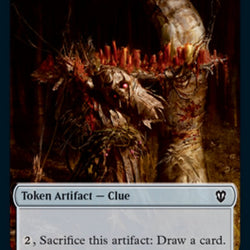 Angel // Clue Double-Sided Token [Innistrad: Crimson Vow Commander Tokens]