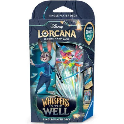 DISNEY LORCANA SET 10 WHISPERS IN THE WELL STARTER Hopps / Robin Hood