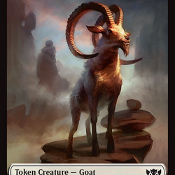 Plant // Goat Double-Sided Token [Tarkir: Dragonstorm Commander Tokens]