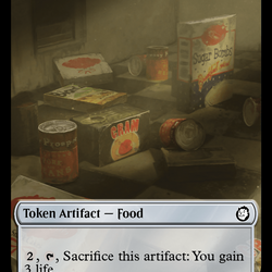Food (0012) // Clue Double-Sided Token [Fallout Tokens]