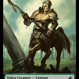 Elf Knight // Centaur Double-Sided Token [Ravnica Remastered Tokens]