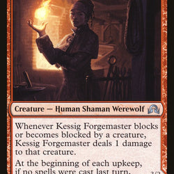 Kessig Forgemaster // Flameheart Werewolf [Shadows over Innistrad]