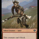 Eldrazi Scion // Satyr Double-Sided Token [Commander Masters Tokens]