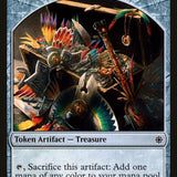 Saproling // Treasure (007) Double-Sided Token [Explorers of Ixalan Tokens]