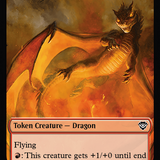 Dragon Egg // Dragon Double-Sided Token [Outlaws of Thunder Junction Commander Tokens]