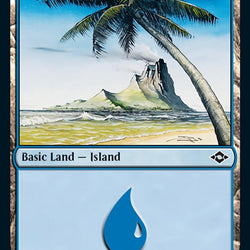 Island (484) (Foil Etched) [Modern Horizons 2]
