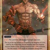 Melgis, the Flame King // Melgis, the One Charmed by the Demon Sword (SKL-027) [The Seven Kings of the Lands]