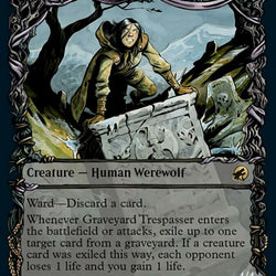 Graveyard Trespasser // Graveyard Glutton (Showcase Equinox) [Innistrad: Midnight Hunt]