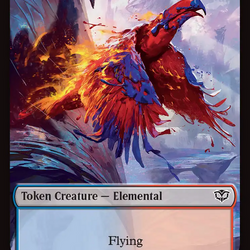 Elemental (0003) // Treasure Double-Sided Token [Secrets of Strixhaven Tokens]