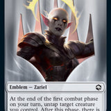 Devil // Zariel, Archduke of Avernus Emblem Double-Sided Token [Dungeons & Dragons: Adventures in the Forgotten Realms Tokens]
