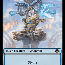 Eldrazi Spawn // Moonfolk Double-Sided Token [Modern Horizons 3 Tokens]