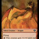 Servo // Dragon (0020) Double-Sided Token [Commander Masters Tokens]