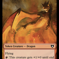 Servo // Dragon (0020) Double-Sided Token [Commander Masters Tokens]