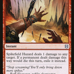 Spikefield Hazard // Spikefield Cave [Zendikar Rising]