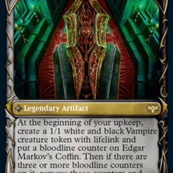 Edgar, Charmed Groom // Edgar Markov's Coffin (Showcase Fang Frame) [Innistrad: Crimson Vow]