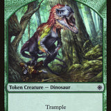 Dinosaur // Treasure Double-Sided Token [Friday Night Magic 2017]