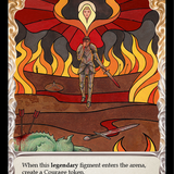 Figment of War // Bellona, Archangel of War (Marvel) [DTD012] (Dusk Till Dawn)  Cold Foil