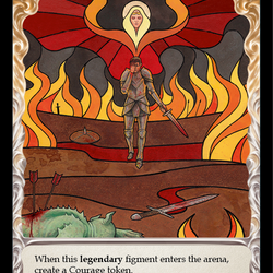 Figment of War // Bellona, Archangel of War (Marvel) [DTD012] (Dusk Till Dawn)  Cold Foil