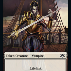 Saproling // Vampire Double-Sided Token [Double Masters 2022 Tokens]