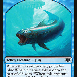 Fish // Zombie (011/036) Double-Sided Token [Commander 2014 Tokens]