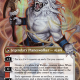 Ajani, Nacatl Pariah // Ajani, Nacatl Avenger (Borderless) (Textured Foil) [Modern Horizons 3]
