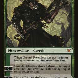 Garruk Relentless // Garruk, the Veil-Cursed [Secret Lair: From Cute to Brute]