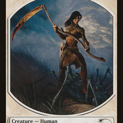 Human // Wolf Double-Sided Token [Friday Night Magic 2012]