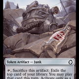 Junk // Treasure Double-Sided Token [Fallout Tokens]