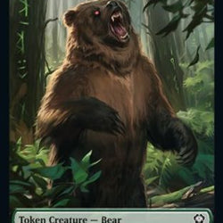 Kavu // Bear Double-Sided Token [Dominaria United Commander Tokens]