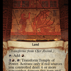 Ojer Axonil, Deepest Might // Temple of Power (Showcase) [The Lost Caverns of Ixalan]