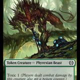 Phyrexian Mite (011) // Phyrexian Beast Double-Sided Token [Phyrexia: All Will Be One Tokens]