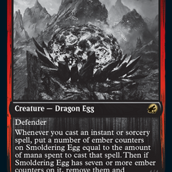 Smoldering Egg // Ashmouth Dragon [Innistrad: Double Feature]