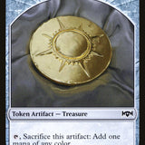 Cleric // Treasure Double-Sided Token [Ravnica Allegiance Guild Kit Tokens]
