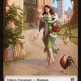 Human // Spirit Double-Sided Token [Phyrexia: All Will Be One Commander Tokens]