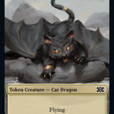 Cat Dragon // Treasure Double-Sided Token [Double Masters 2022 Tokens]